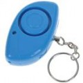 Pessoal guarda segurança segurança Sirene alarme com lanterna LED - azul (2 * CR2032)