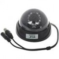 1/3 CMOS Dome câmera de vigilância com 12-IR LED visão noturna (NTSC)