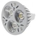 MR16 3W 260-lúmen 3500K 3-LED quente branco lâmpada (12V)
