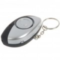 Anti-roubo Anti-Lost segurança alarme dispositivo chaves com luz de LED branco (2 * CR2032)