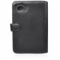 capa protetor de couro PU para Samsung P1000 com botão magnético - preto