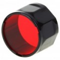 FENIX filtro vermelho adaptador Cap lanterna sinal lâmpada - vermelho (39,7 mm de diâmetro)