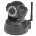 Câmera IP Wireless WIFI/LAN rede vigilância Pan/Tilt com visão noturna + microfone