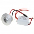 1W 100-Lumen 6500K branco levou teto lâmpada/Down Light com LED Driver (AC 86 ~ 265V)