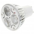 GU10 3W 3-LED 260-lúmen 3500K quente branco lâmpada (220V AC)