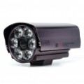 Câmera de segurança de vigilância 1/3 SONY CCD impermeável com 12-LED Night Vision - roxo (DC 12V)