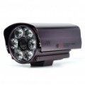 Câmera de segurança de vigilância 1/3 SONY CCD impermeável com 12-LED Night Vision - roxo (DC 12V)