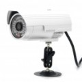 1/4 CMOS 300KP vigilância segurança câmera impermeável c / 36-IR LED Night Vision/Motion-Detection