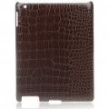 Elegante protetor PU couro Case para Apple iPad 2 - café