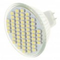 MR16 6500K 4W 240-lúmen 60-SMD LED branco lâmpada (12V)