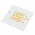 10W 3500K 550LM quente branco LED emissor Metal Plate (9 ~ 11V)