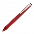 3-em-1 capacitiva/resistiva Touch Screen caneta Ball Point Pen - vermelho escuro