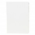 Esteira padrão PU couro caixa protectora para Samsung P7510 - branco