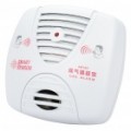 Inteligente Sensor Detector de alarme de gás LP - branco