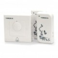 48-Melody Wireless ABS Doorbell c / receptor duplo - branco (220V)