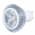 GU10 3W 3200K 240 Lumen 3-LED quente branco lâmpada (85 ~ 265V)