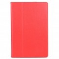 capa protetor de couro PU para Asus Eee Pad Transformer TF101 - vermelho