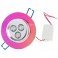 3W 210-240LM 3-LED teto branco luz com LED Driver (220V)