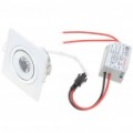 1W 80-90LM quente lâmpada de teto LED luz branca com LED Driver (85-265V)