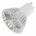 GU10 6500K 3W 260-Lumen 3-LED branco azul claro (85 ~ 245V)