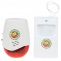 Sem fio PIR Sensor Motion Detector Door Chime Bell com conjunto de alarme de segurança anti-roubo