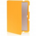 Tampa protetora de inteligente Wake-Up/sono com pano de limpeza para Samsung P7510 - laranja