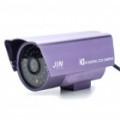 Câmera de segurança de vigilância 1/3 SONY CCD impermeável c / 36-IR LED Night Vision - roxo