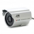 Câmera de segurança de vigilância 1/3 Sony CCD impermeável c / 24-LED IR Night Vision - prata (DC 12V)