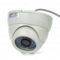 1/3 Sharp CCD segurança vigilância câmera com 20-IR Night Vision - branco (DC 12V)