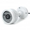 Câmera de segurança de vigilância 1/4 Sony CCD impermeável com 30-IR Night Vision - branco (DC 12V)