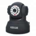 300KP com fio rede vigilância IP Camera com / 10-LED Night Vision/microfone - preto