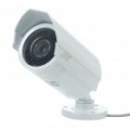 1/3 SONY CCD água resistente à vigilância câmera de segurança c / 36 LED IR Night Vision - branco