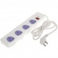 4-Tomada IR remoto controle elétrico AC Power Bar Strip (AU 3-Flat-Pin Plug)