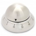 Cúpula de aço inoxidável em forma mecânica cozinha cozinhar Twist Timer (60 minutos)