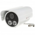 1/3 SONY CCD 1.3MP câmera de vigilância segurança com / 2-LED IR Night Vision - branca (DC 12V)
