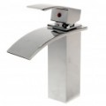 Contemporânea Waterfall Bathroom Faucet (prata)