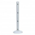 4-LED Lamp coluna Light - prata (3xAAA)