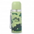 Garrafa de balão de vácuo do aço inoxidável - camuflagem verde (350 ml)