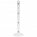 4-LED luz coluna luz branca - prata (3x AAA)