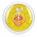 Despertador magnéticos para geladeira - branco + amarelo (1 x AG13)