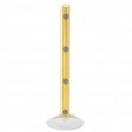 4-LED coluna lâmpada luz - ouro (3xAAA)