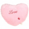 Cute Love Heart Shaped colorido LED luz travesseiro almofada Fantastic Home Decoration - Pink (3xAA)