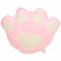 Cute Bear Paw em formato colorido LED luz travesseiro almofada Fantastic Home Decoration - Pink (3xAA)