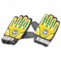 Luvas de goleiro antiderrapante - Brasil (par)