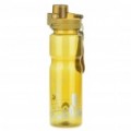 Elegante copo de garrafa de água esportes viajando com Pop acima tampa - cor aleatória (850 ml)