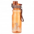 Elegante copo de garrafa de água esportes viajando com Pop acima tampa - cor aleatória (650 ml)