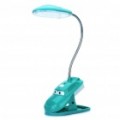 Recarregável clip-on 2-modo 20-LED luz branca luz de área de trabalho flexível pescoço