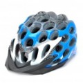 Cool 41 aberturas esportes ciclismo capacete - cinza + azul + branco (tamanho-L)