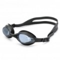 Verdadeira LIPHS Silicone Strap lente PC natação Goggle óculos c / Earbuds - preto