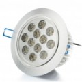 14W 12-LED 810LM 6000-7000K branco LED teto luz (AC 100-240V)